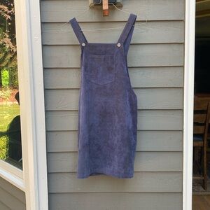 Navy blue dress corded material and pocket in front. Simple and cute 8